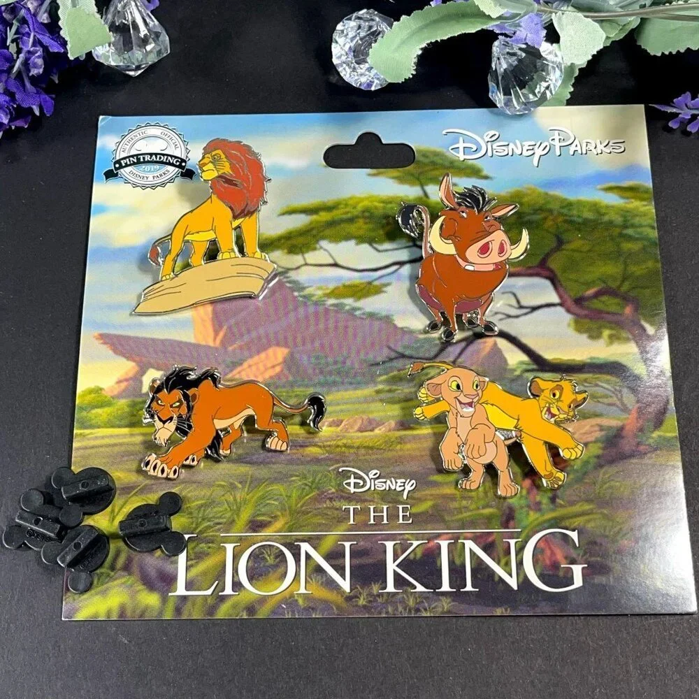 Disney Lion King Trading Pin Pumbaa Brooch Badge Lapel Pin Accessories Jewelry